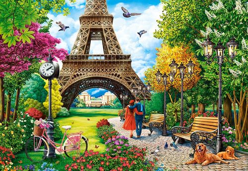 Puzzle CASTORLAND 1000 EL.Spring in Paris na Arena.pl