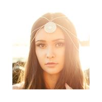 tikka ozdoba opaska boho srebro rozeta o189