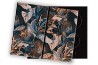 SZKLANA DESKA NA KUCHENKĘ 2x30x52 061C ROŚLINY