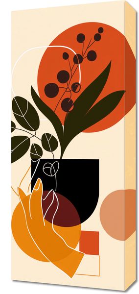 Obraz 30x70cm Dotyk Naturalności zdjęcie 1