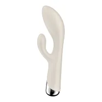 satisfyer spinning rabbit 1 - wibrator podwojny z obracaną końcowką