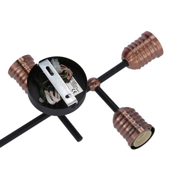 Kirimu ampla 3x60W E27 czarny zdjęcie 11