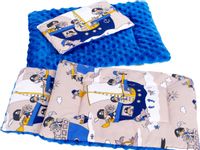 Pościel dla lalki - minky i bawełna pościele BOBO Piraci