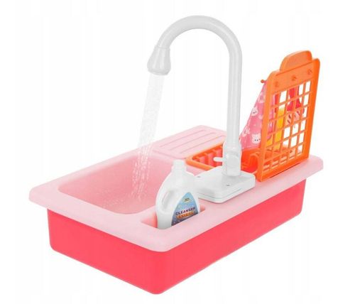 DUŻY ZLEWOZMYWAK AKCESORIA KRAN WODA NOWY KUCHNIA DLA DZIECI ZESTAW PREZENT na Arena.pl