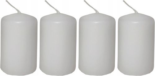 Zestaw do zrobienia wieńca adwentowego, białe świece, wieniec, podstawki na Arena.pl