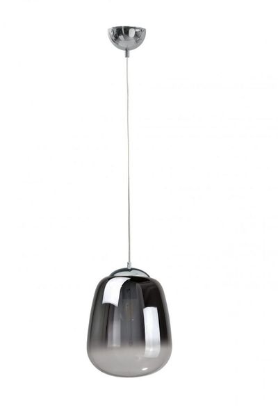Lampa wisząca 1xE27 SMOKY BLACK/SILVER zdjęcie 1