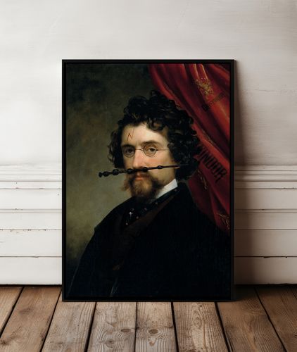 Plakat harry potter portret pop art 30x40 cm w czarnej ramie na Arena.pl