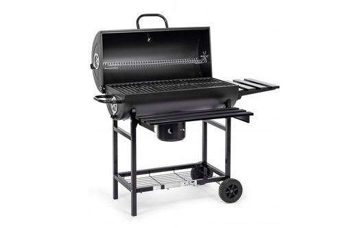 ACTIVA GRILL WĘGLOWY OGRODOWY BECZKA Z RUSZTEM ŻELIWNYM I POKROWCEM na Arena.pl