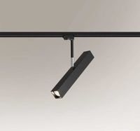 Regulowana LAMPA plafon MITSUMA 7988 Shilo metalowa OPRAWA prostokątna do systemu szynowego czarna