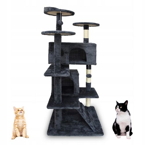 DRAPAK DLA KOTA DRZEWO WIEŻA LEGOWISKO DOMEK 7 POZIOMÓW DUŻY STABILNY na Arena.pl