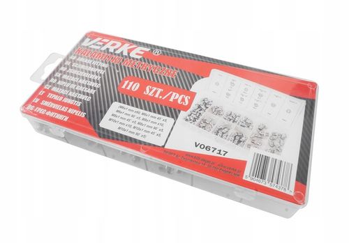 KALAMITKI SMAROWNICZKI METRYCZNE ZESTAW DO SMAROWNICY 110 ELEMENTÓW na Arena.pl