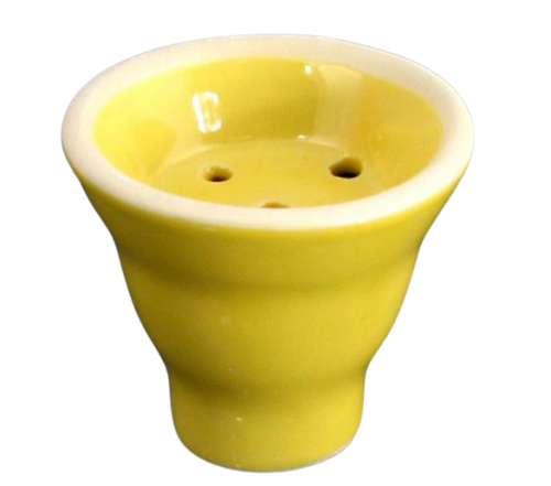 Cybuch do Shishy Hookah Bowl do Sziszy Ceramiczny Mały Żółty na Arena.pl