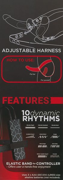 Double Thruster Podwójny Strap-On zdjęcie 3