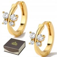 Złote Kolczyki Dla Dziecka Dziewczynki Motylki Stal Chirurgiczna Szlachetna