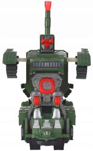 AUTO CZOŁG ROBOT AUTOBOT 2w1 POJAZD NA BATERIE DLA DZIECI ŚWIECI JEŹDZI na Arena.pl
