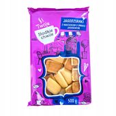Ciastka o smaku jagodowym 500g jagodianki