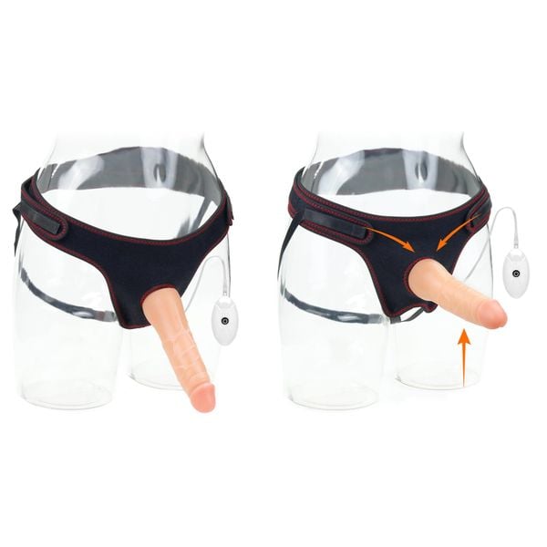 Vibrating Easy Strapon Set 7.5'' zdjęcie 7