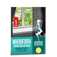 Anna Zaradna Mikrofibra ściereczka do okien - 1szt