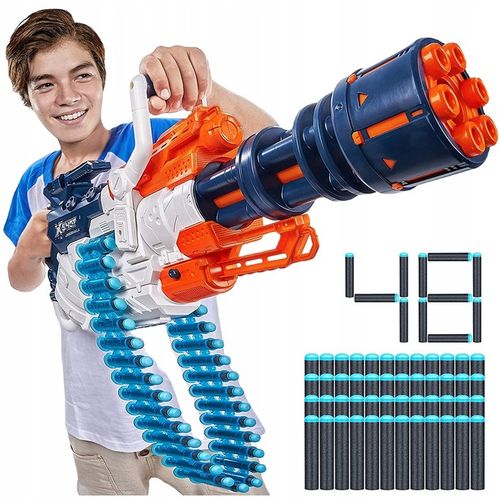 X-SHOT KARABIN CRUSHER MINIGUN + KONFETTI NERF na Arena.pl
