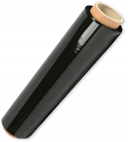 STRECZ folia 3kg CZARNA 2,7kg netto folii 23mic x1 na Arena.pl