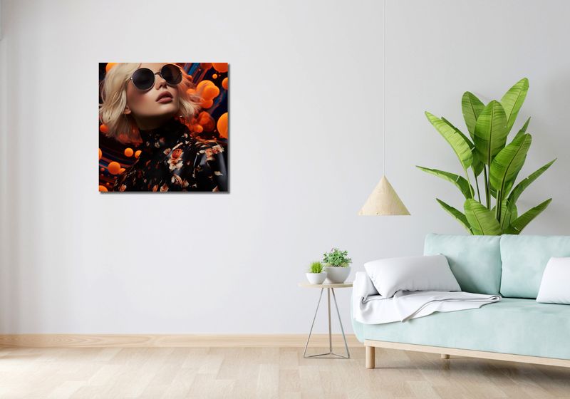 Obraz 70x70cm Galaktyczna Piękność zdjęcie 2