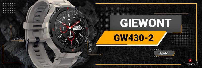 Smartwatch Giewont GW430-2 Szary zdjęcie 5