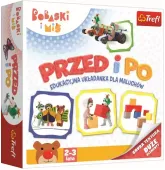 Rodzina Treflików. Bobaski i Miś. Przed i po