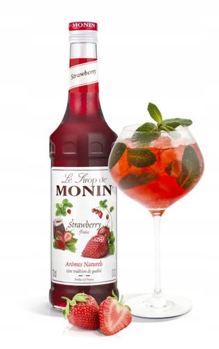 Syrop smakowy MONIN STRAWBERRY - truskawkowy 700ml na Arena.pl