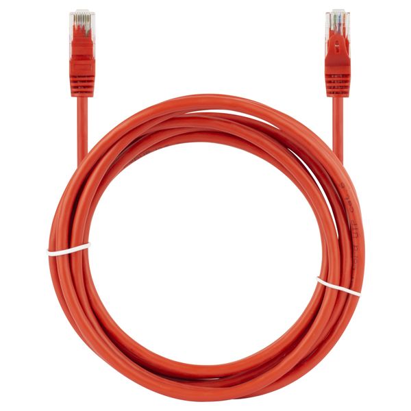 Patchcord CobiCabling RJ45 kat. 5e 2m czerwony zdjęcie 1