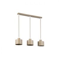 OPRAWA ELZA E27 3X35W STAL BEŻ KASZMIROWY LED NOWOCZESNA LAMPA