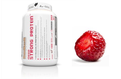 OLIMP Mega Strong Protein 2000g BIAŁKO TRUSKAWKA na Arena.pl