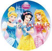 Opłatek na tort Księżniczka Śnieżka Aurora Zosia Bella Kopciuszek Arielka