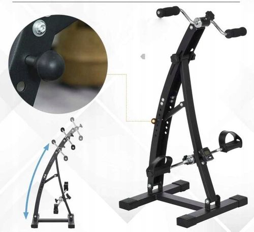 Rower Treningowy Dla Seniorów 2w1 Czarny PAKO A90-158BK na Arena.pl