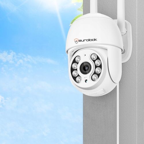 Kamera Zewnętrzna Obrotowa IP WiFi 2MP Full HD ZOOM 2MPx 1920 x 1080P BIAŁA na Arena.pl