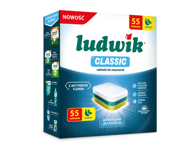 Ludwik tabletki do zmywarek Classic 55 szt. zdjęcie 1