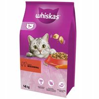 WHISKAS Adult wołowina i warzywa 14kg