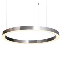 Lampa salonowa podwieszana Circle ST-8848-80 NIKIEL LED 80W 3000K ring nikiel