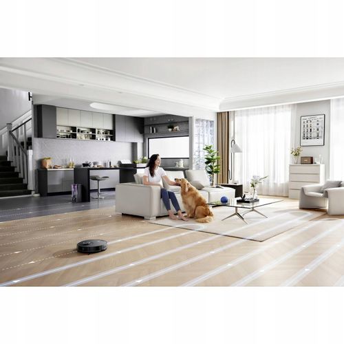 Robot sprzątający MOP odkurzacz APLIKACJA stacja dokująca LIDAR na Arena.pl