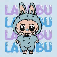 Kids. Zestaw do malowania po numerach "On - Labubu" 25х25cm