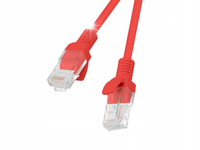 Patchcord Lanberg UTP kat.5e 20m czerwony