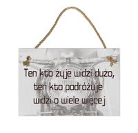 Ten kto żyje – Obraz – Tabliczka motywacyjna 20×30