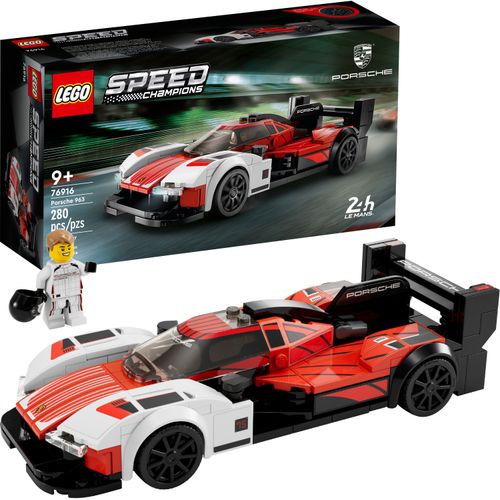 LEGO Speed Champions Porsche 963 76916 Replika wyścigowego auta na Arena.pl
