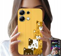 ETUI DO XIAOMI NOTE 13 4G - LOVE CAT, WZORY Z KOTAMI, CASE + SZKŁO