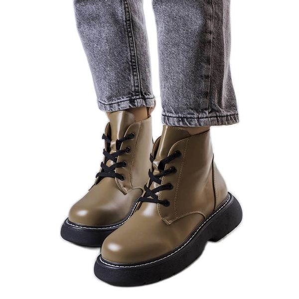 Zielone botki ocieplane r.39 zdjęcie 1