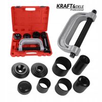 Prasa śrubowa do montażu demontażu tulei tulejek sworzni 9 el KD12508