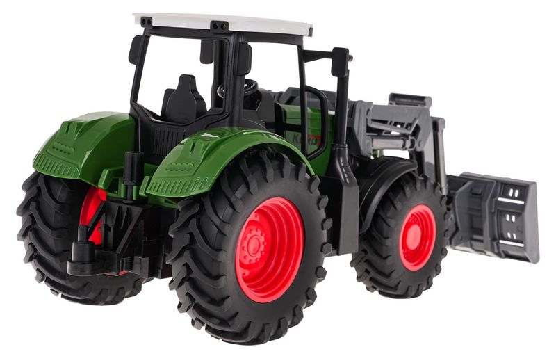 Zielony Traktor Ze Spychem zdjęcie 4