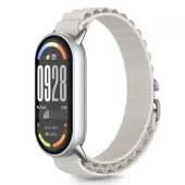 pasek tech-protect nylon pro na xiaomi smart band 8 / 9 / 10 / nfc - beżowy