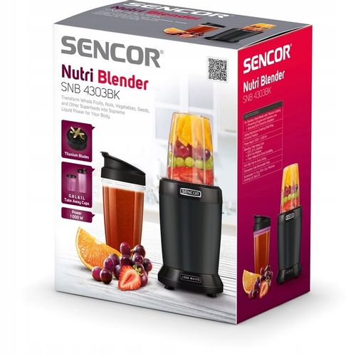 Nutri Blender Smoothie Sencor SNB4303BK 2Pojemniki na Arena.pl