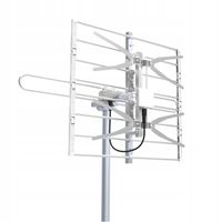 Antena TV DVB-T2 UHF VHF MUX8 ze wzmacniaczem siatkowa RET COMBO RF