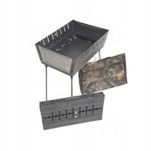 MANGAL 2MM NA 8 SZASZLYKÓW GRILL WEGLOWY GRILL SKLADANY MANGAL + POKROWIEC
